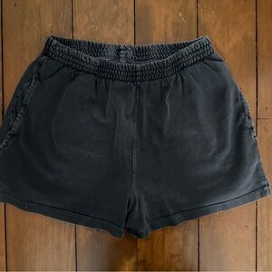 Brandy Melville Black Sweatpant Shorts